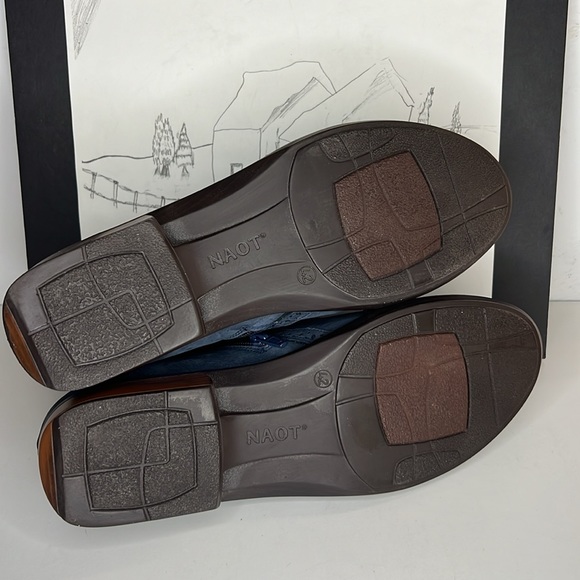 Naot Nefasi Boot Navy Velvet Nubuck Men’s Size US 9 - Picture 13 of 16